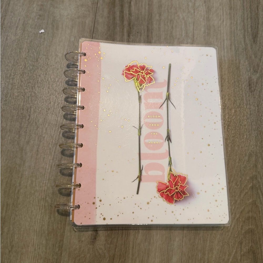 Happy Planner Pink and Gold Floral Planner